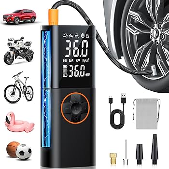 手軽な電動空気入れ☆充電式☆車も自転車も/低騒音/小型 自動車 自転車 70mai 電動空気入れ 携帯 充電式 コードレス 電動